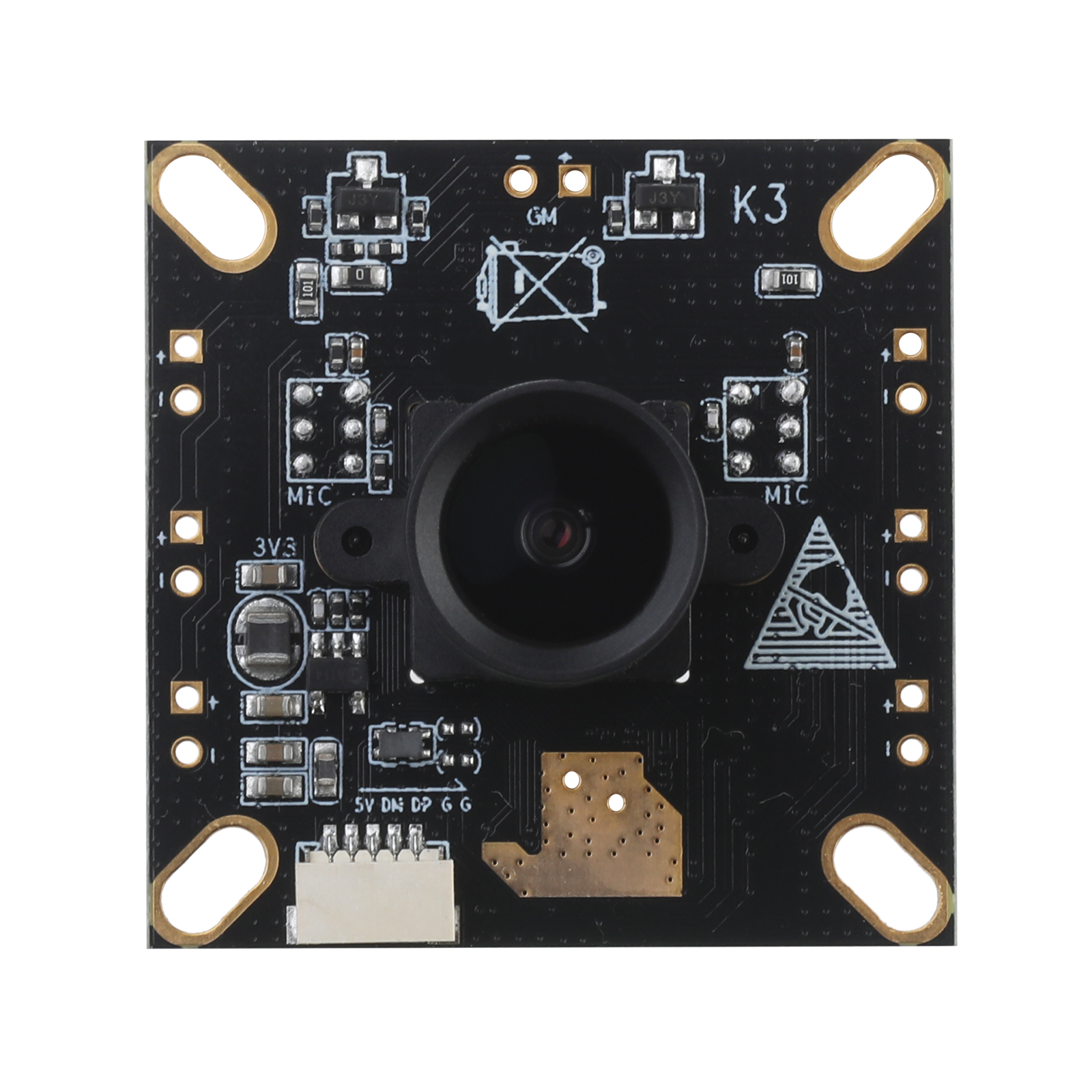 2M 96 Degree IP Camera OV2735 USB Camera Module - 