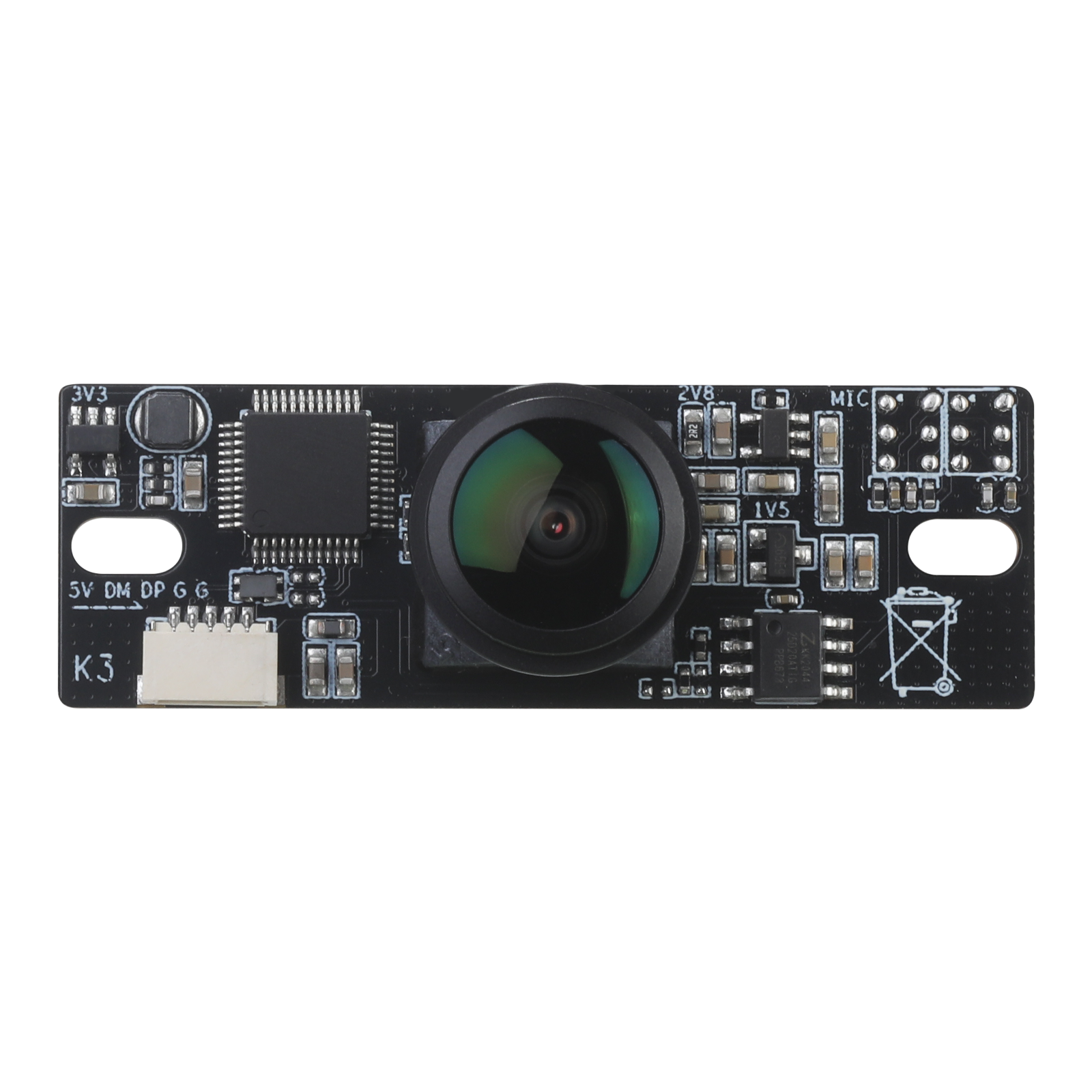 2M 180 Degree Wide Angle OV5645 USB Camera Module 