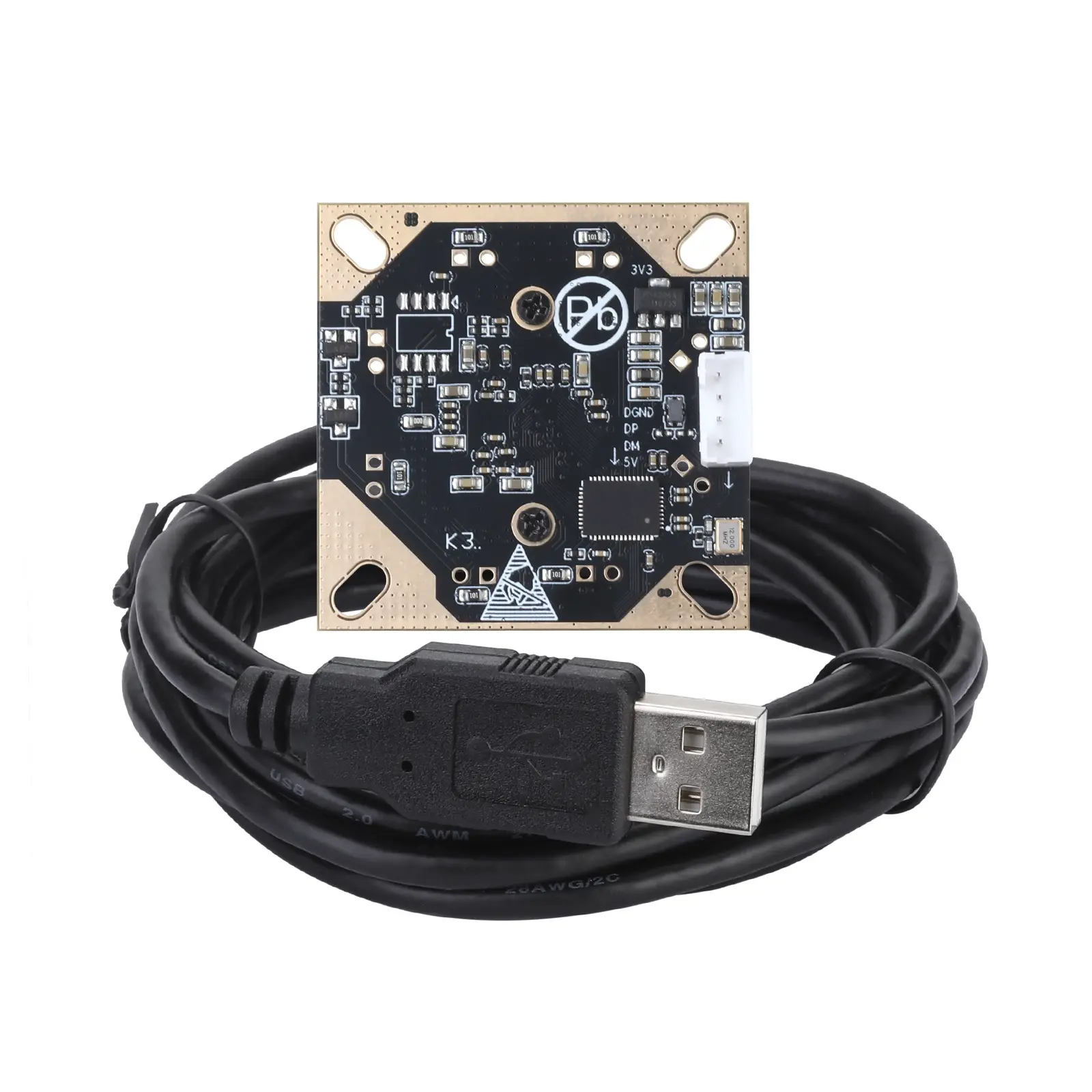 2M 97 Degree High Dynamic AR0230 USB Camera Module - 3